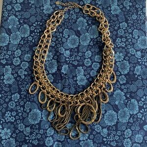 Bronze/gold tone statement choker style necklace. NWOT.
